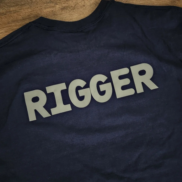 Nicki Minaj Concert Crew Tee Navy Blue LG - Picture 7 of 7